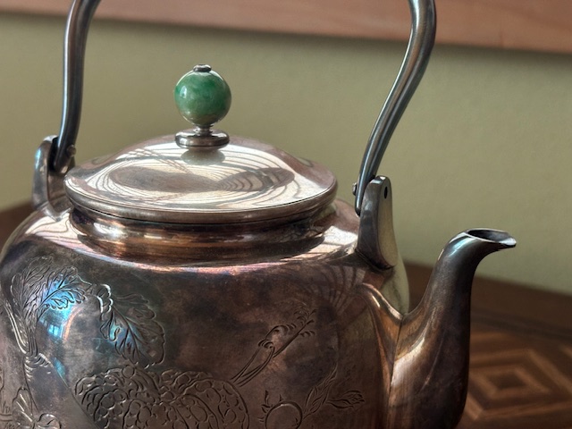 銀瓶、煎茶道具